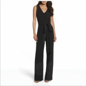 Vince Camuto Black Sleeveless Jumpsuit
